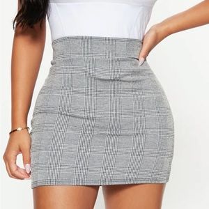 Fashion Nova high waisted plaid skirt